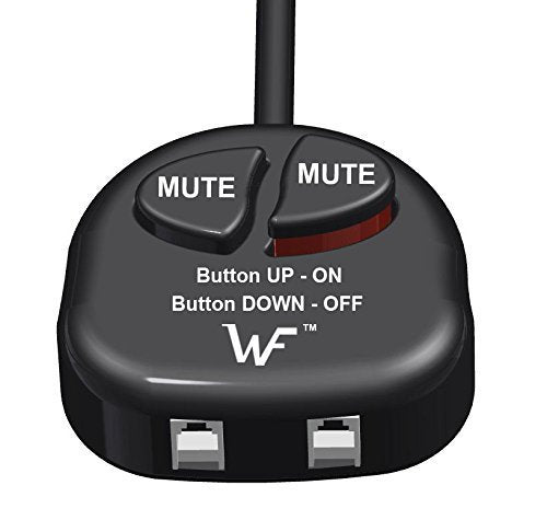 [Australia - AusPower] - Telephone Training Adapter Y Splitter+Mute Button for Headset for Nortel Meridican, Norstar, Avaya, Ashtra, Mitel, Polycom, Ge and Other IP Phone 