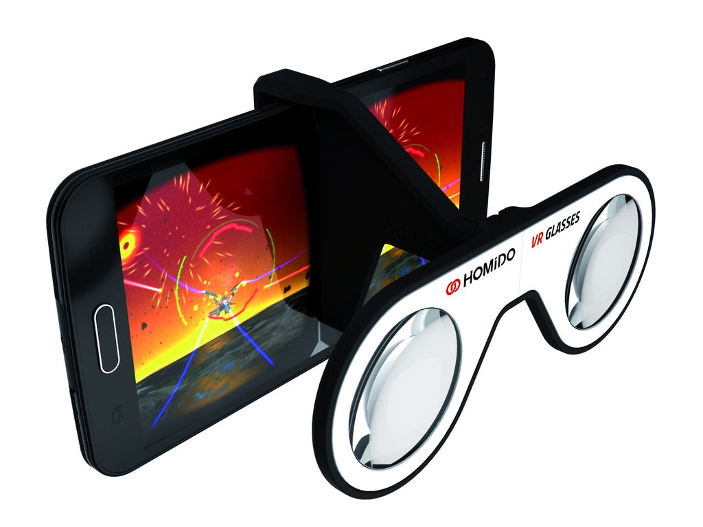 [Australia - AusPower] - Homido Mini Virtual Reality Glasses for Smartphone Foldable VR Headset Compliant with iPhone & Android Cell Phone Vr Games and 3D Movies 