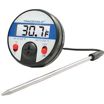[Australia - AusPower] - Traceable Remote Probe Thermometer with Calibration; ±1.0°C Accuracy (-20 to 100°C) 