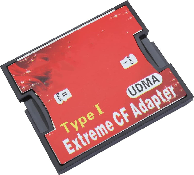 [Australia - AusPower] - QUMOX Dual Port Micro SD/SDXC TF to Compact Flash CF Type 1 Memory Card Reader Adapter MicroSDx2-CF 