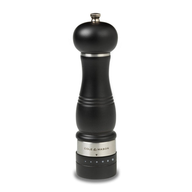 [Australia - AusPower] - COLE & MASON Ardingly Wood Pepper Grinder - Wooden Mill Includes Gourmet Precision Mechanism and Premium Peppercorns, Dark Brown Pepper Mill 