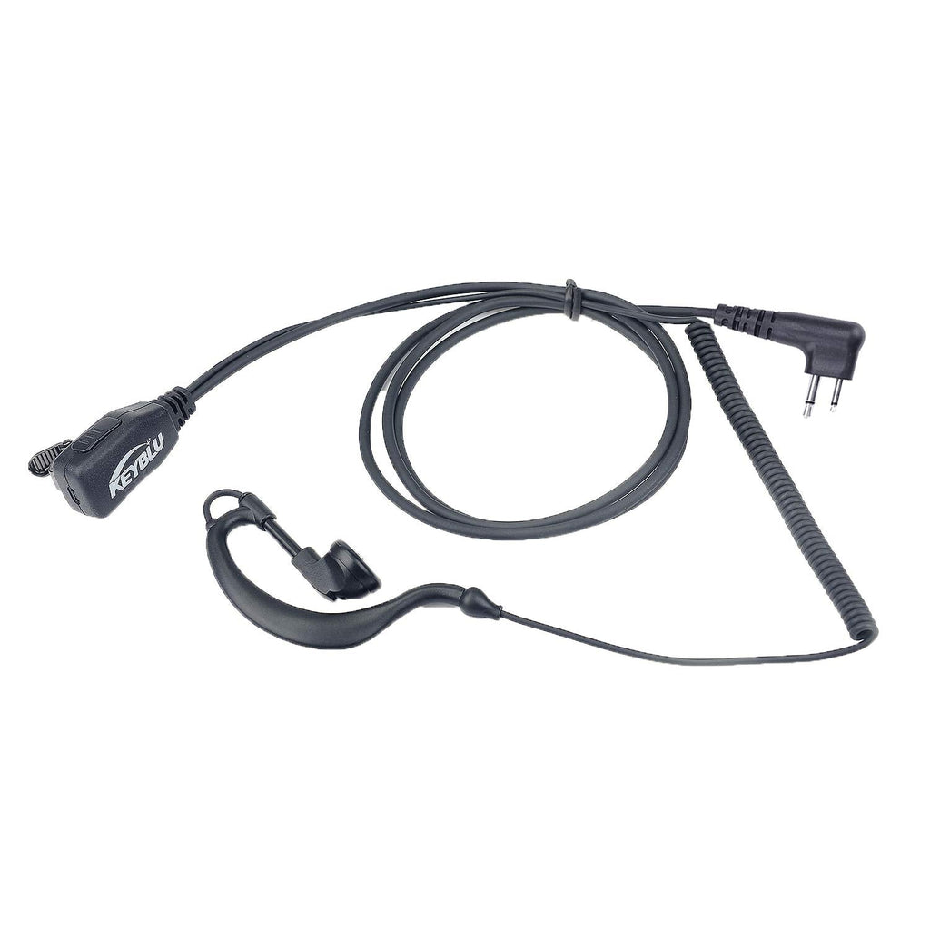 [Australia - AusPower] - KEYBLU G Shape CP185 CLS1410 Earpiece Headset PTT Mic Compatible for Motorola Two Way Radio RDU2020 CP200D 