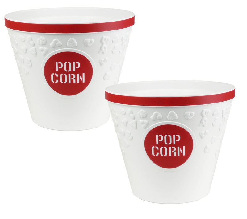 [Australia - AusPower] - Hutzler Popcorn Buckets, set of 2, Red 