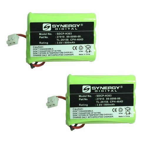 [Australia - AusPower] - AT&T-Lucent 27910 Cordless Phone Battery Combo-Pack includes: 2 x SDCP-H303 Batteries 
