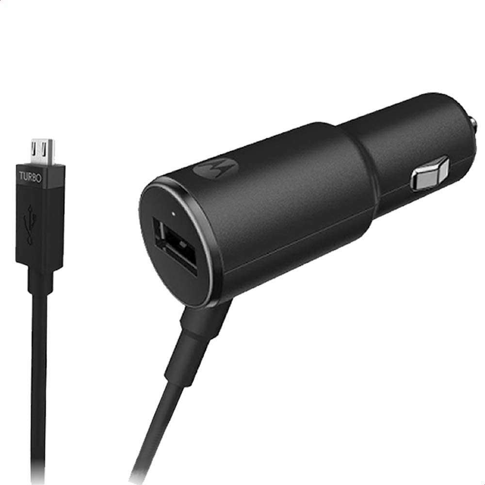 [Australia - AusPower] - Motorola TurboPower 25 Rapid Charge Car Charger - Retail Packaging 25W Dual Port 25W Rapid Charger 