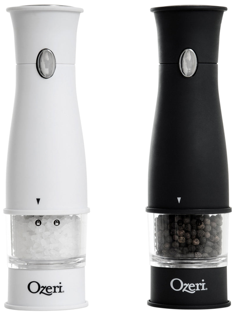 [Australia - AusPower] - Ozeri Artesio Electric Salt and Pepper Grinder Set, BPA-Free 