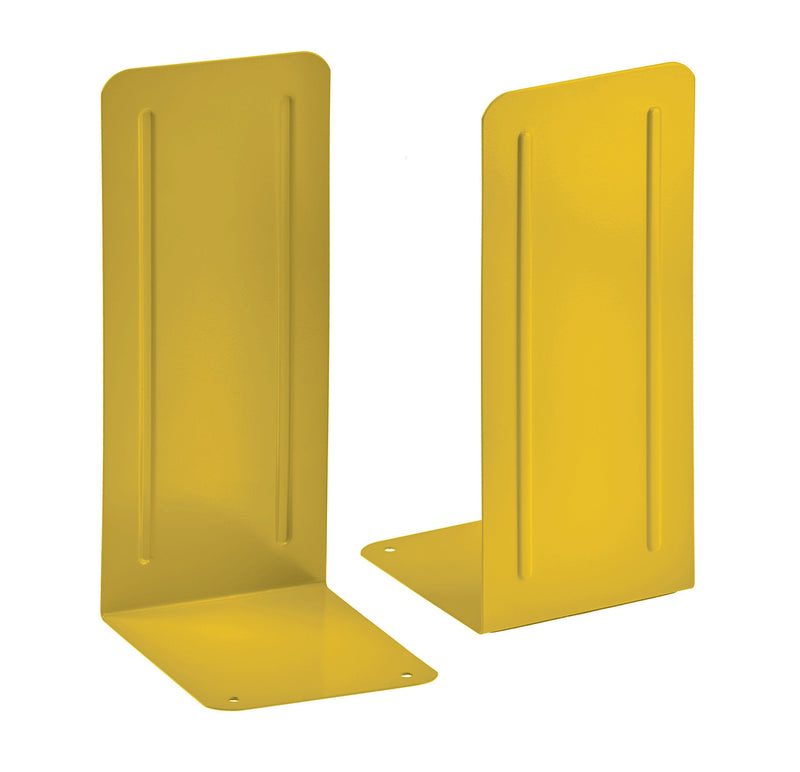 [Australia - AusPower] - Acrimet Jumbo Premium Metal Bookends 9" (Heavy Duty) (Yellow Color) (1 Pair) 