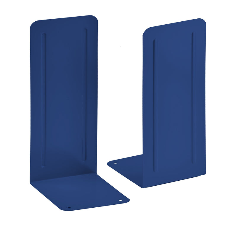 [Australia - AusPower] - Acrimet Jumbo Premium Metal Bookends 9" (Heavy Duty) (Deep Blue Color) (1 Pair) 
