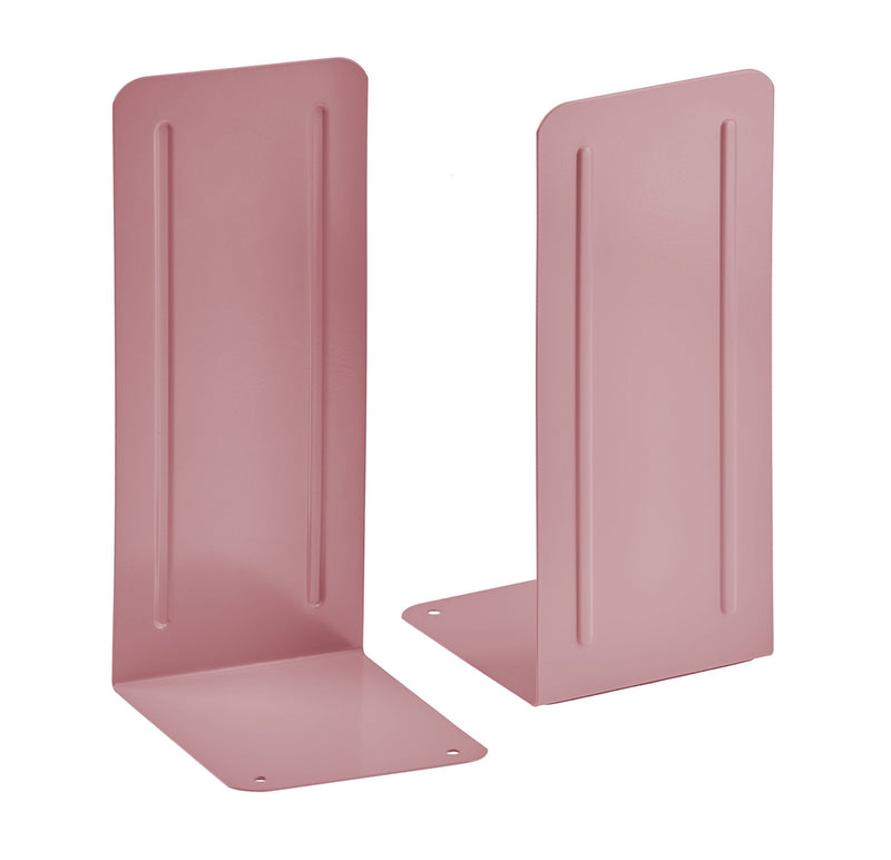 [Australia - AusPower] - Acrimet Jumbo Premium Metal Bookends 9" (Heavy Duty) (Pink Color) (1 Pair) 