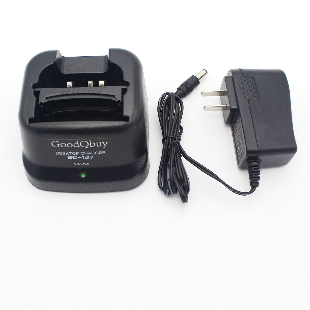 [Australia - AusPower] - GoodQbuy Rapid Quick Charger is Compatible with Icom Radio IC-A24 IC-F4GT IC-F30GT IC-T3H IC-V8 BP-209N BP-210N BP-211N BP-222N BC-137 