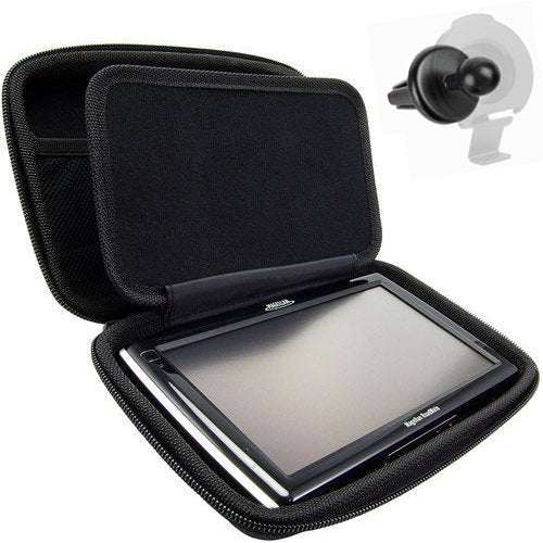 [Australia - AusPower] - ChargerCity XT-Large Hard Shell Carry Case for Garmin Nuvi Drive Smart 51 55 57LM 58 60 61LM 65 66LM 66LMT 67LM 67LMT 68LM 2639 2639LMT 2689 2689LMT 60LMT NUVICAM LMT LMTHD GPS (Free AIR Vent Mount) 