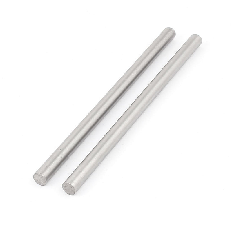 [Australia - AusPower] - uxcell 2 Pcs 8mm x 150mm DIY RC Car Model Straight Metal Round Shaft Rod Bars 