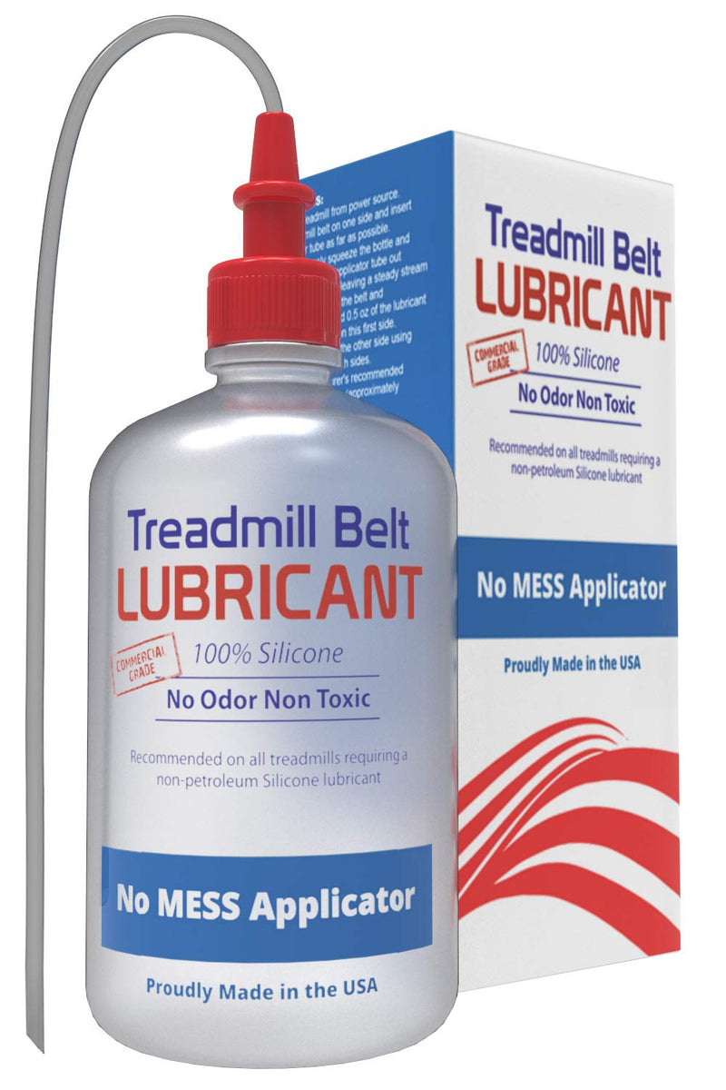 [Australia - AusPower] - Treadmill Belt Lubricant | 100% Silicone | USA Made | No Odor & No Propellants | Applicator Tube for Full Belt Width Lubrication at a Controlled Flow-So Easy 