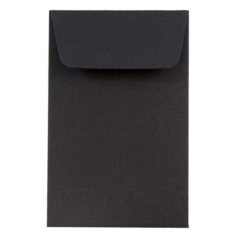 [Australia - AusPower] - JAM PAPER #1 Coin Business Envelopes - 2 1/4 x 3 1/2 - Smooth Black - 50/Pack 