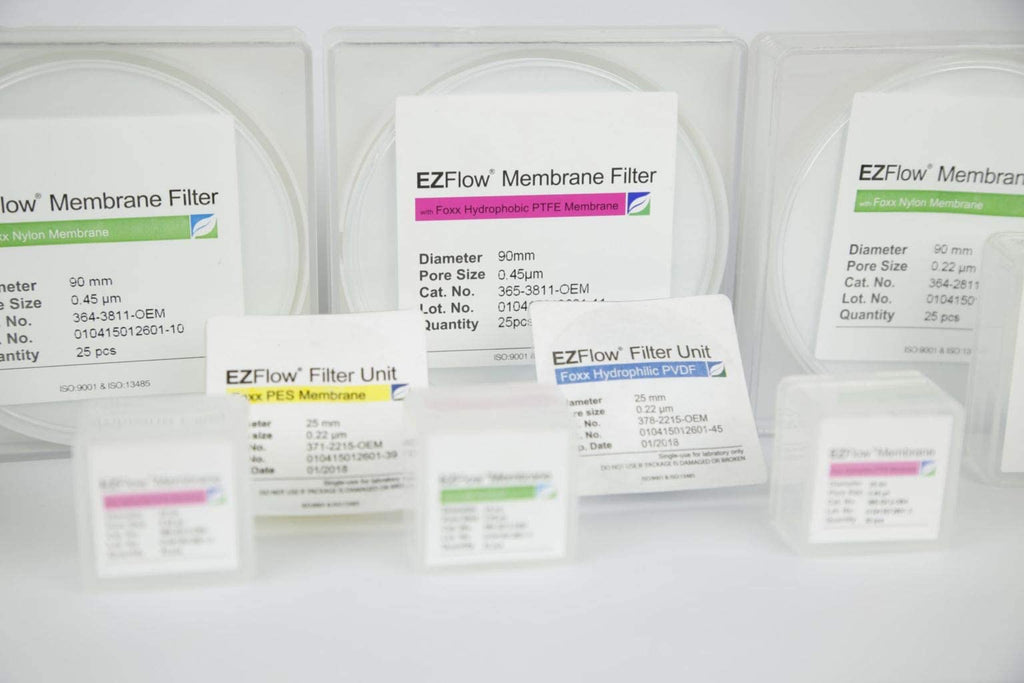 [Australia - AusPower] - Foxx Life Sciences 364-2212-OEM EZFlow Membrane Disc Filter, Nylon, 25 mm Diameter.2 µm Pore Size (Pack of 50) 