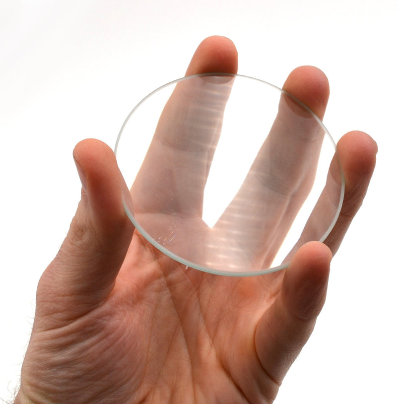 [Australia - AusPower] - Double Convex Lens, 300mm Focal Length, 3" (75mm) Diameter - Spherical, Optically Worked Glass Lens - Ground Edges, Polished - Great for Physics Classrooms - Eisco Labs 