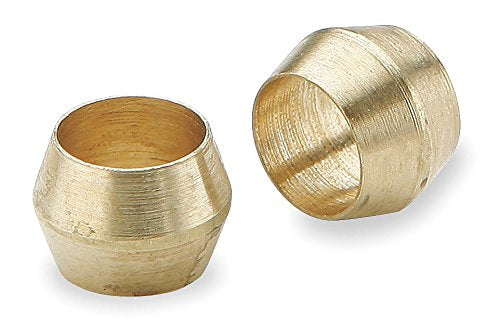 [Australia - AusPower] - Parker Hannifin 60C-4 Brass Sleeve Compression Fitting, 1/4" Compression Tube 