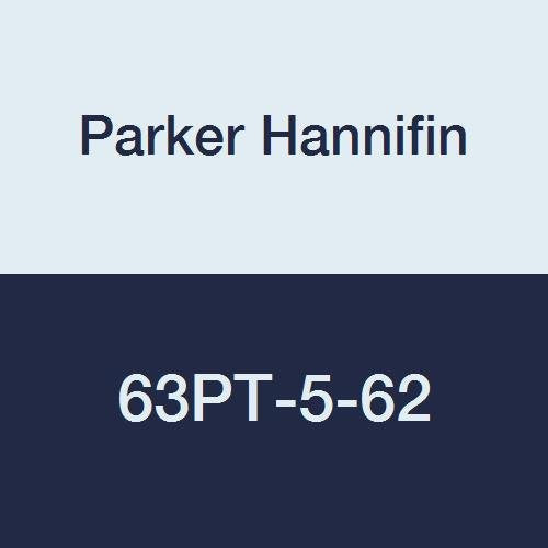 [Australia - AusPower] - Parker Hannifin 63PT-5-62 Brass Insert Compress-Align Fitting, 0.62 Tube Well, 5/16" Compression Tube x 5/16" Compression Tube 1 