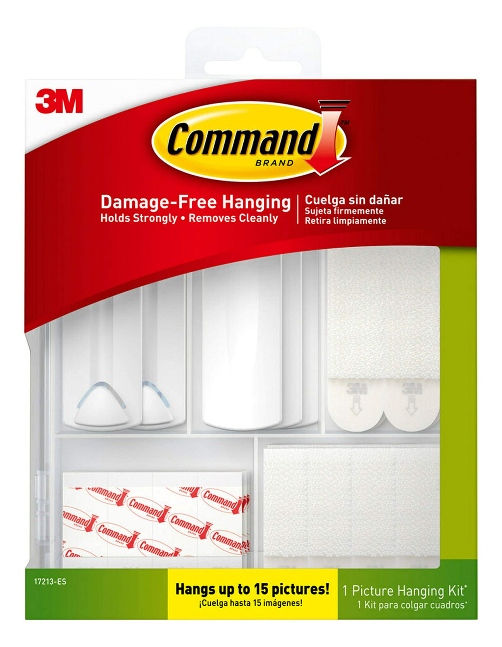 [Australia - AusPower] - Command Picture Hanging Kit, Various Sized Picture Hanging Hooks and Strips to Hang Up to 15 Pictures, Indoor Use, Decorate Damage-Free 