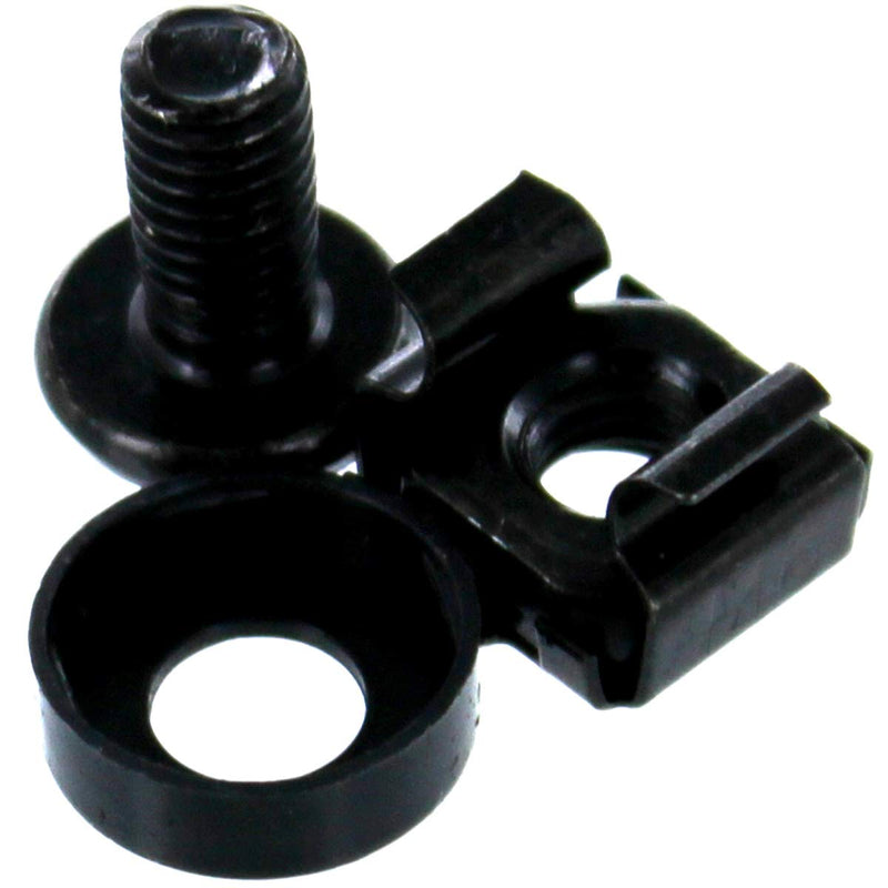 [Australia - AusPower] - NavePoint M6 Cage Nuts and Screws for Rack Mount Server Shelves Cabinets Set of 25 