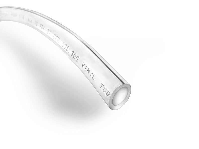 [Australia - AusPower] - 25 Feet - 5/16" ID 7/16" OD Clear Vinyl Tubing Food Grade Multipurpose Tube for Beer Line, Kegerator, Wine Making, Aquaponics, Air Hose by Proper Pour 25 feet 