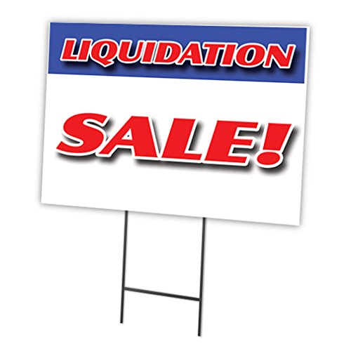 [Australia - AusPower] - Liquidation Sale 12"x16" Yard Sign & Stake Outdoor Plastic coroplast Window 12" X 16" Single Sided 