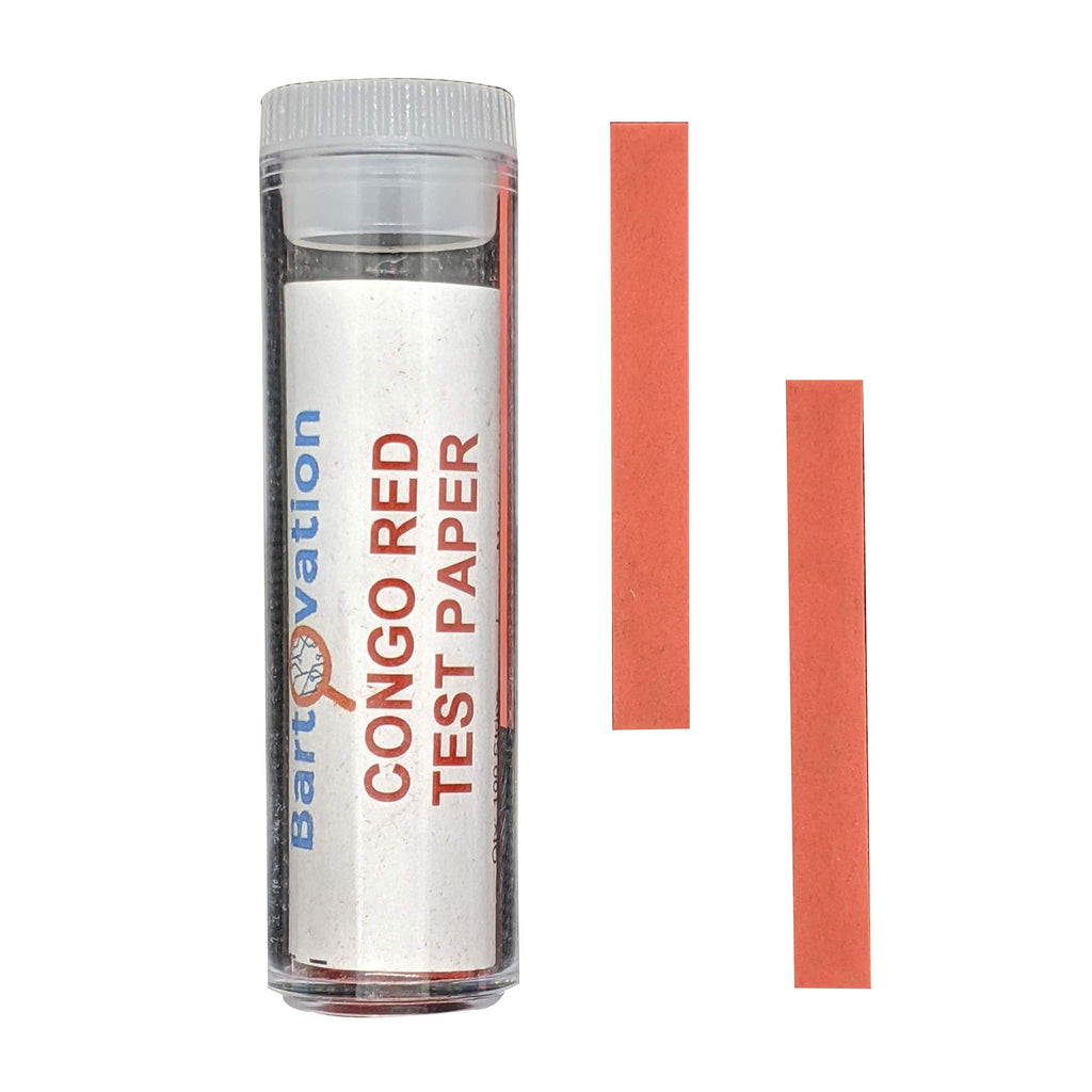 [Australia - AusPower] - Congo Red Test Paper [Vial of 100 Strips] for Qualitative Narrow-Range pH 3.0 to 5.2 Tests 