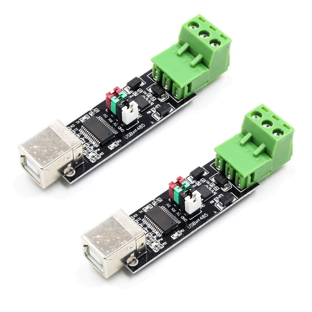 [Australia - AusPower] - HiLetgo 2pcs USB to RS485 USB to TTL Serial Converter Adapter FT232RL 75176 FTDI Interface 
