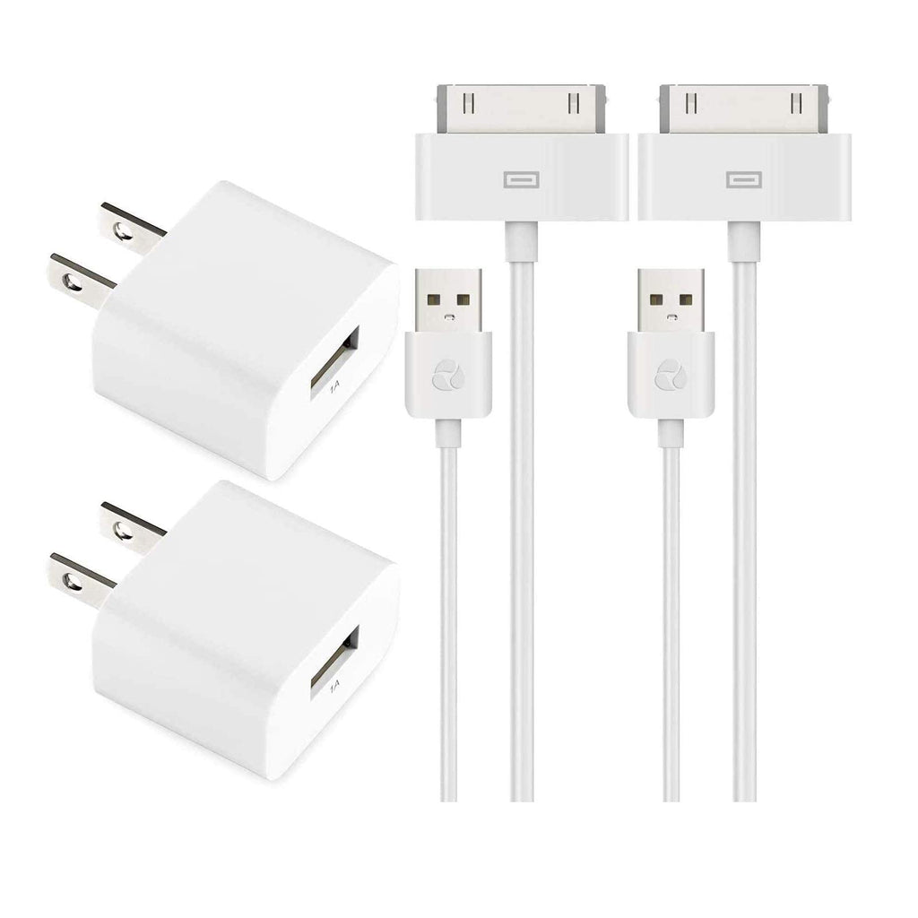 [Australia - AusPower] - USB Wall Charger Power Adapter with Extra Long 30 Pin Charging Cable Power Cord for iPhone 4s, iPod Touch 3/4, iPad 2/3 