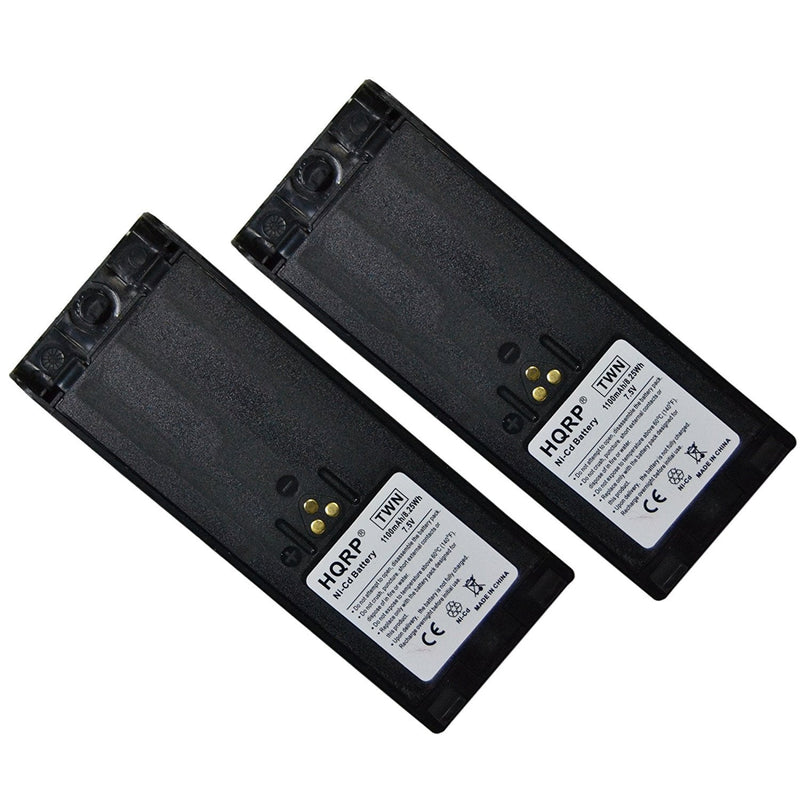 [Australia - AusPower] - HQRP Two Batteries Compatible with Motorola GP900, GP1200, GP2010, GP2013, HT1000, WPNN4013, HNN9028 Two Way Radio 