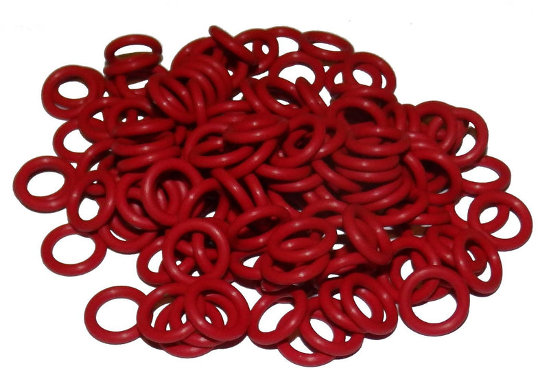 [Australia - AusPower] - Captain O-Ring - Rubber Oring Keyboard Switch Dampeners/Sound Reducers Red [40A-L 0.2mm Reduction] (135 pcs w/Screen Cloth) 
