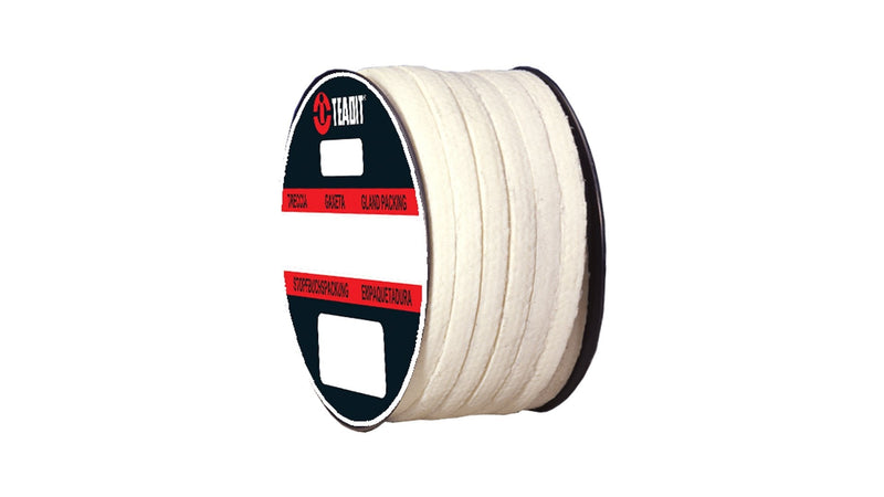 [Australia - AusPower] - Sterling Seal and Supply (STCC) 2019.437X1 Teadit Style 2019 Synthetic Yarn with PTFE, Lubricated, 7/16" CS x 1 lb. Spool 
