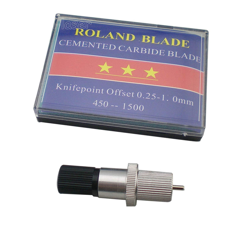 [Australia - AusPower] - 1 holder +15pcs 5x30+5x45+5x60 Blades for Roland Vinyl Cutter blade Holder 