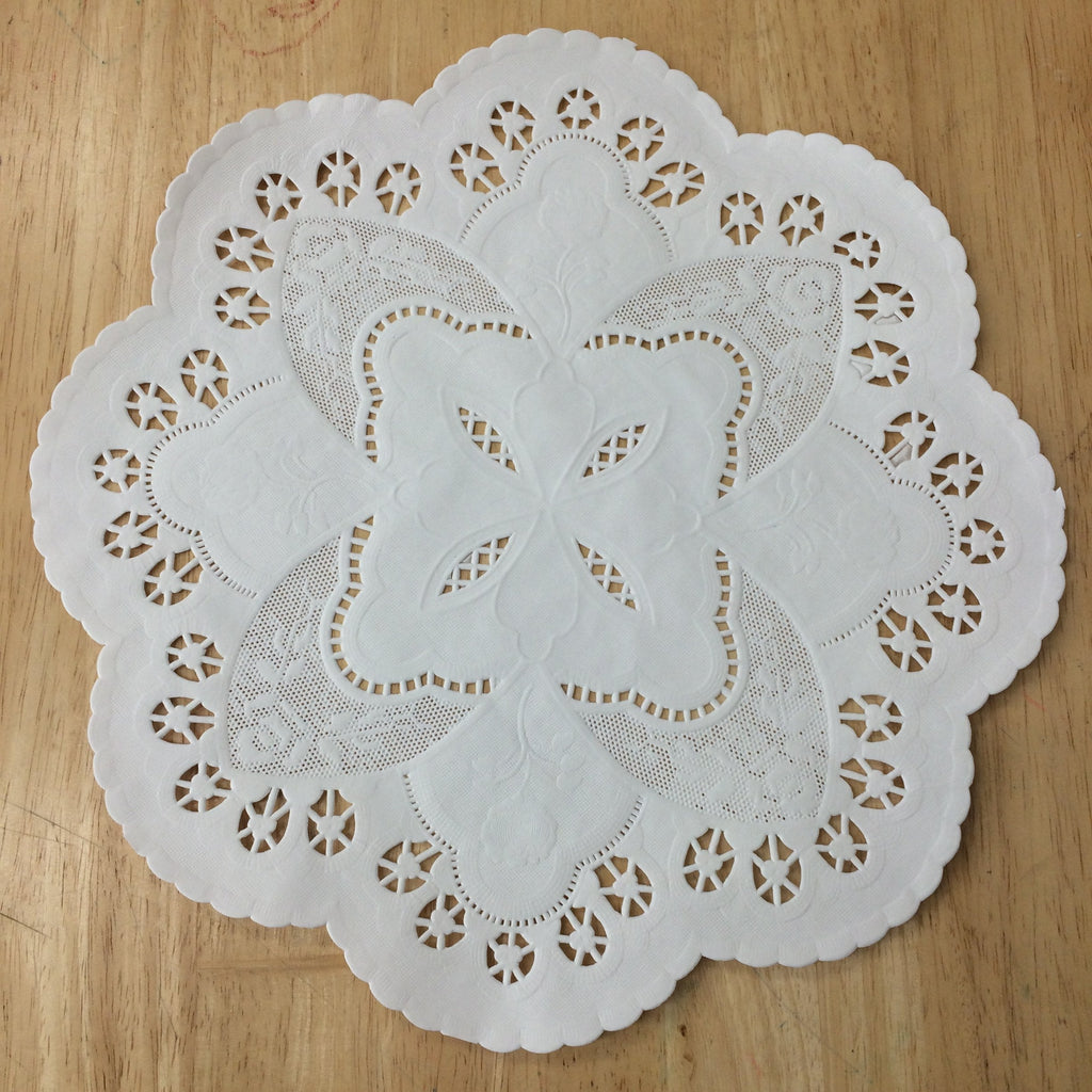 [Australia - AusPower] - PEPPERLONELY 10 Inch White French Lace Paper Doilies 50 Count 