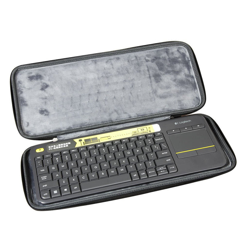 [Australia - AusPower] - Hermitshell Hard Travel Case Fits Logitech K400 920-007119 Plus Wireless Touch Keyboard PU case 
