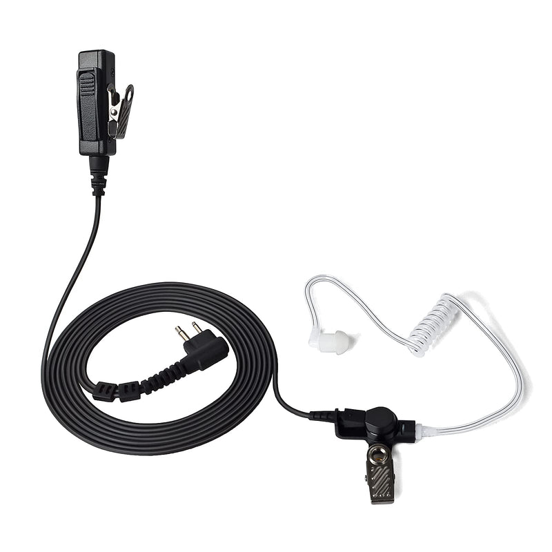 [Australia - AusPower] - HYS TC-807 Surveillance Style Covert Air Acoustic Tube Earpiece Headset with Push to Talk and Listen for Motorola GP300, CP200, CT150 Yaesu FT-4XR FT-4VR FT-65R FT-25R 2 Way Radio 