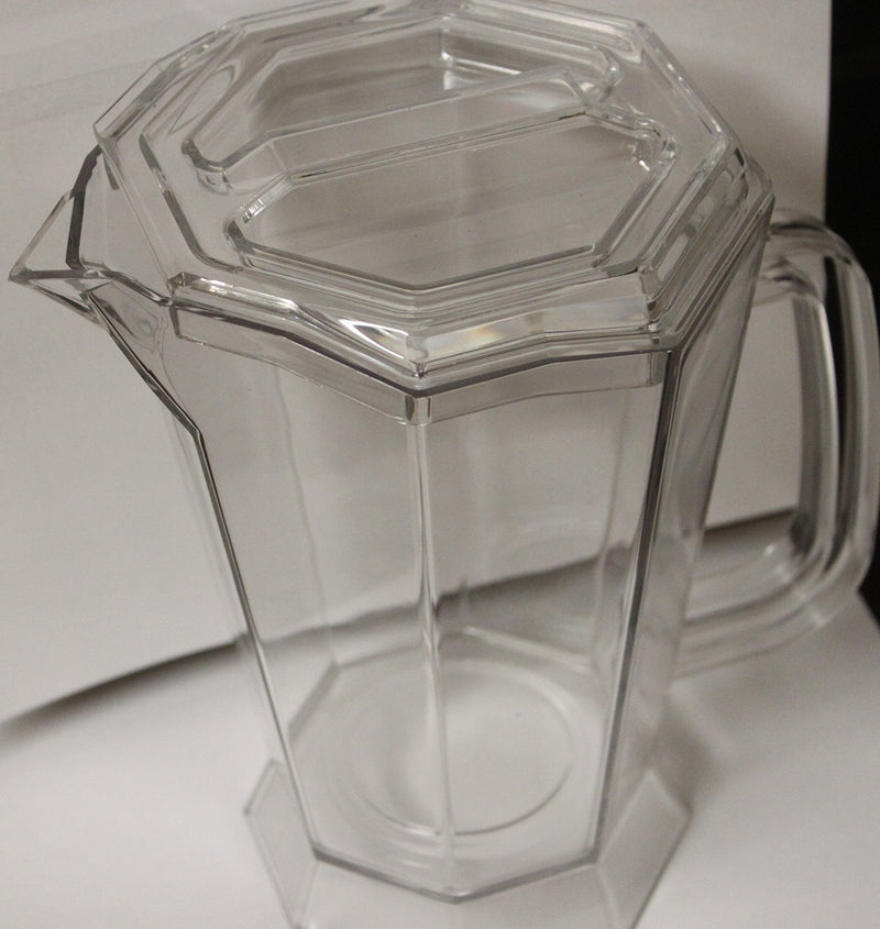 [Australia - AusPower] - The"Grand" Pitcher - Crystal Clear Beverage Pitcher - 72 Ounce Capacity Tritan Plastic (1, With Lid) 1 