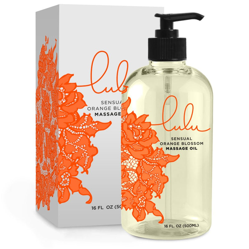 [Australia - AusPower] - Lulu Orange Blossom Massage Oil. with Jojoba and Essential Oils. for Massaging 16 Ounce. 