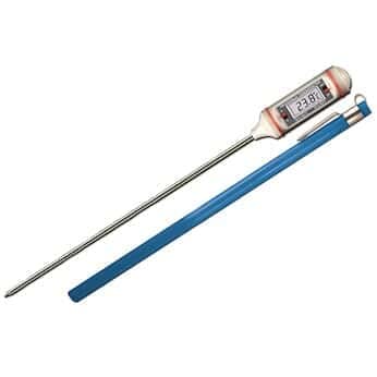 [Australia - AusPower] - Digi-Sense Long-Stem Digital Pocket Thermometer, 8" L, -58 to 302F/-50 to 150C 