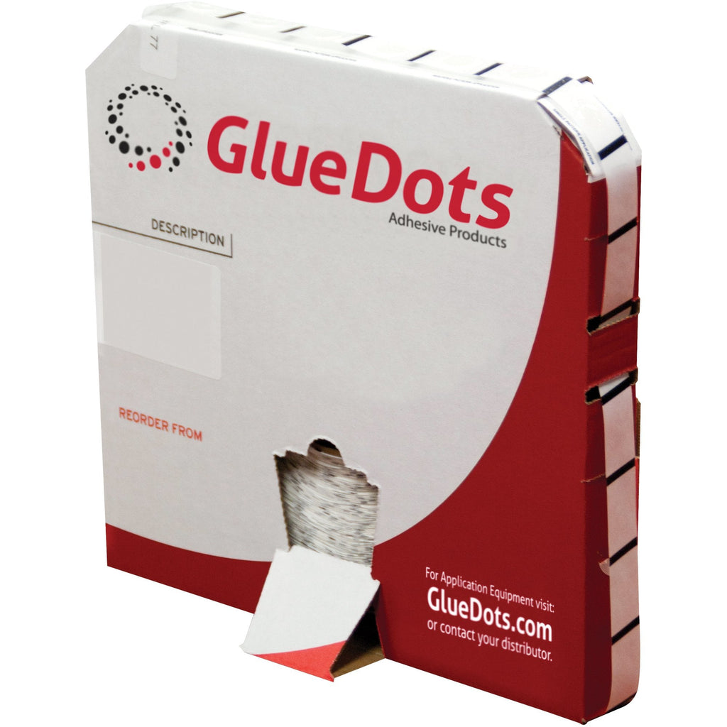 [Australia - AusPower] - BOX BGD101 Clear Glue Dots, Low Tack Profile, 0.5" Length, 0.5" Width (Pack of 4000) 