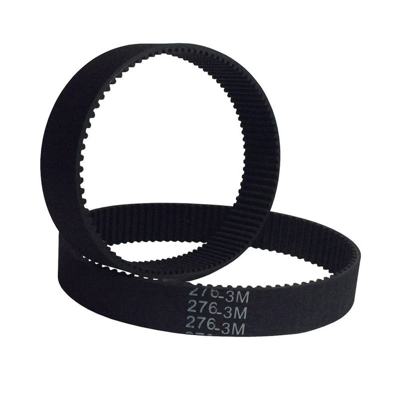[Australia - AusPower] - BEMONOC High Quality HTD 3M Closed-Loop Timing Belt 276mm Length 92 Teeth 15mm Width Rubber Custom Belts 2Pcs/Pack 