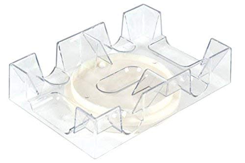 [Australia - AusPower] - 2 Deck Revolving Rotating Canasta Playing Card Tray, 2 Pack 
