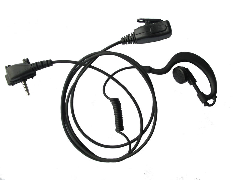 [Australia - AusPower] - bestkong Two-Way Radio Earpiece Headset Mic for Yaesu Vertex Standard VX-230 VX-231 VX-298 VX-350 VX-351 VX-180 EVX-531 Walkie Talkie G-Shape Headphone Earhook 