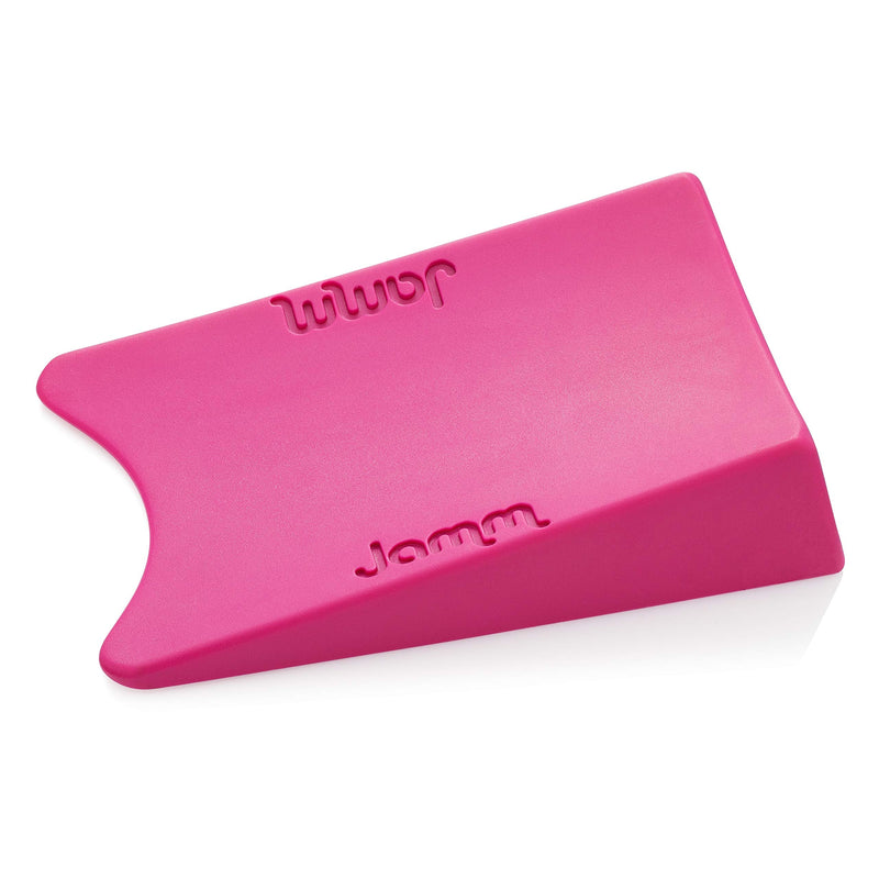 [Australia - AusPower] - Jamm Door Stopper | Door Stop Wedge Holds Doors Open in Both Directions | Premium Non Rubber Non Slip Hardware | Standard Size | Cerise Pink - 1 Pack 