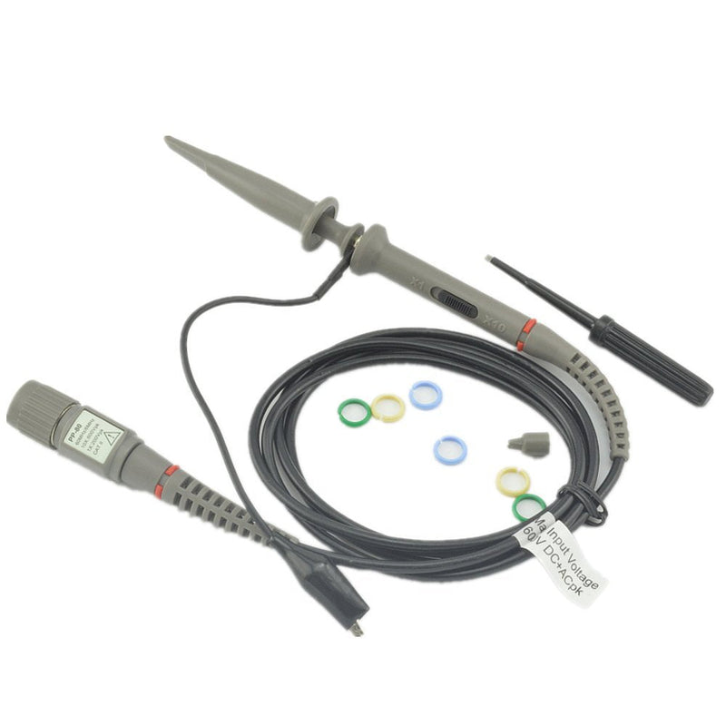 [Australia - AusPower] - Hantek PP80 2pcs Oscilloscope Scope Clip Probe 1x:10x Oscillograph Rapier 60MHz/6MHz 