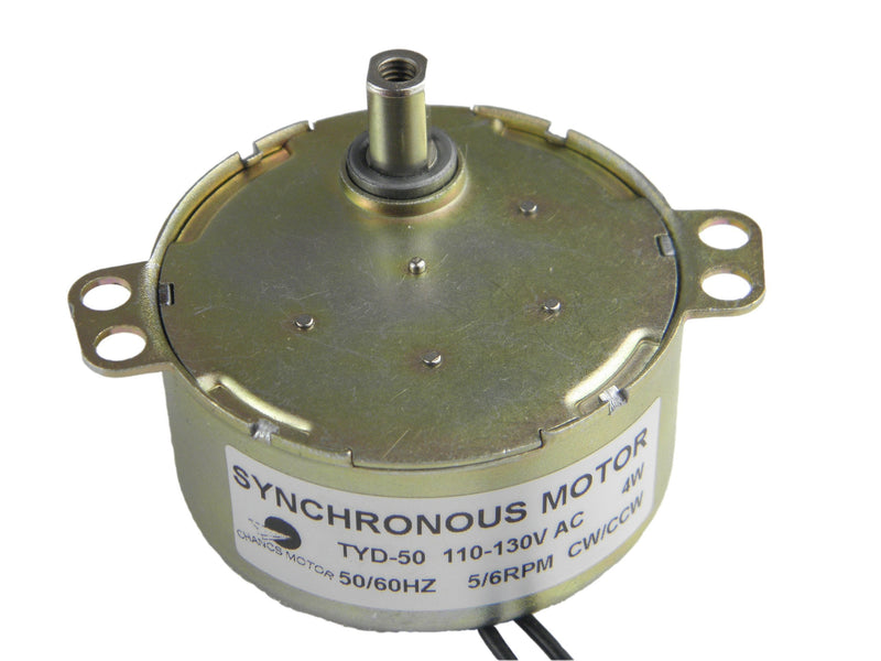 [Australia - AusPower] - CHANCS TYD-50 Synchronous AC Motor 110V 5-6RPM CW/CCW Small Electric Gear Motor for Electric Fireplace 