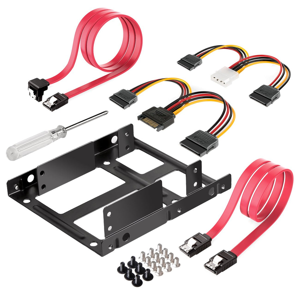 [Australia - AusPower] - Inateck SSD Mounting Bracket 2.5 to 3.5 with SATA Cable and Power Splitter Cable, ST1002S 