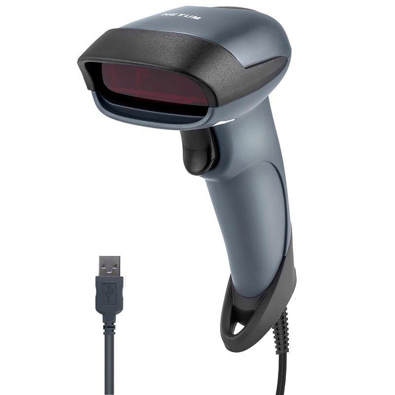 [Australia - AusPower] - NETUM USB Laser Barcode Scanner, Handheld 1D Wired Bar Code Scanner Scanning UPC EAN Reader Gun Retails for Supermarket, Convenience Store, Warehouse - NT-M1 