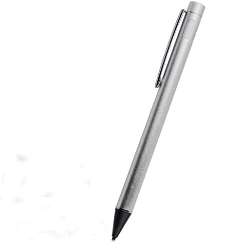 [Australia - AusPower] - NewSilkRoad Active Fine Point Precision Stylus Pen with 1.8 mm Fine Point Copper Tip Compatible with iPad, iPhone, Most Android Tablets and Smartphones. Machined Aluminum Housing(Silver) Silver 