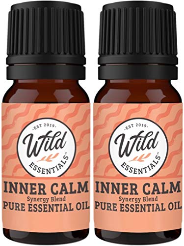 [Australia - AusPower] - mEssentials Exquisite Signature Essential Oil Blend Inner Calm, Two 10 ML Bottles 